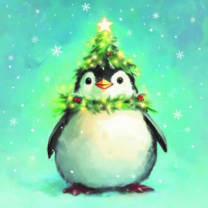 The Little Tree That Waddled - Christmas cards